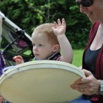 Families Making Music Outdoors