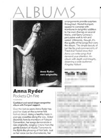 Mojo Magazine March 1999 (me with silly foot up in air photo) Mojo-1999-blur