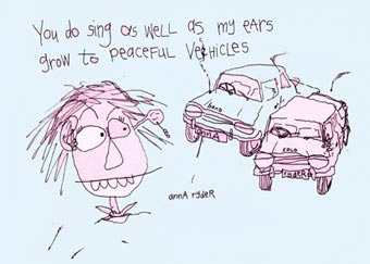 A quote from a fan Peaceful-vehicles